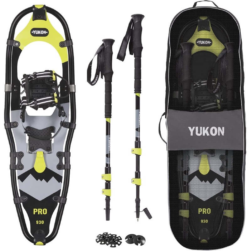 80-2010K – SNOWSHOES KIT ADULT 9X30IN BLK WEIGHT CAPACITY 201-250LBS