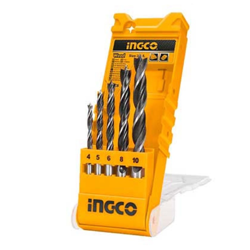 Ingco AKD5058 5PCS Wood Drill Bits Set