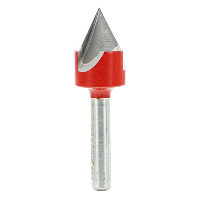 Freud 60 V Grooving Bit 1/4″ SH, 1/2″ D, 7/16″ CL