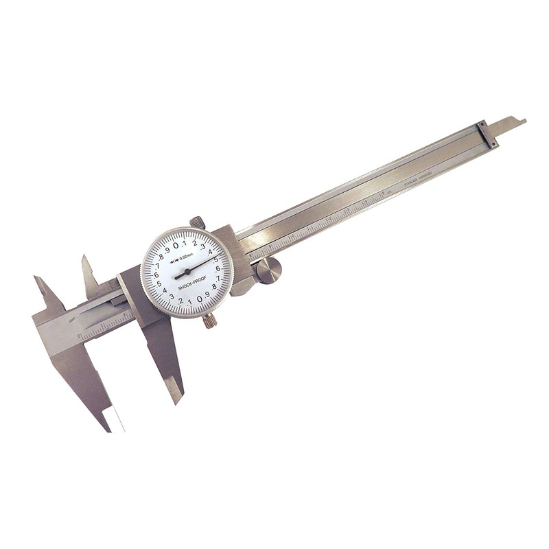 150mm Metric Dial Calipers Stainless Steel ID, OD, Step and Depth 731288